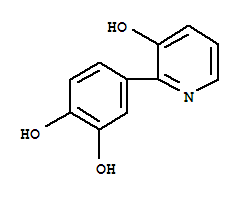 (9ci)-4-(3-羟基-2-吡啶)-1,2-苯二醇结构式_34541-50-9结构式