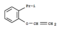 (9Ci)-1-(乙烯氧基)-2-(1-甲基乙基)-苯结构式_34573-87-0结构式