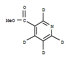 3-吡啶甲酸甲酯-D4结构式_345909-99-1结构式