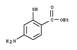 (9CI)-4-氨基-2-疏基-苯甲酸乙酯结构式_345910-57-8结构式