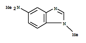 (9ci)-n,n,1-三甲基-1H-苯并咪唑-5-胺结构式_34594-71-3结构式