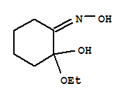 (9Ci)-2-乙氧基-2-羟基-环己酮肟结构式_345975-77-1结构式