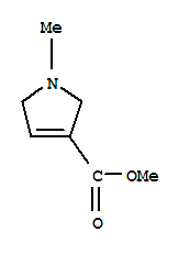 (9ci)-2,5-二氢-1-甲基-1H-吡咯-3-羧酸甲酯结构式_34616-28-9结构式