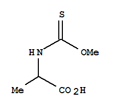 (9ci)-n-(甲氧基硫氧代甲基)-丙氨酸结构式_34653-62-8结构式