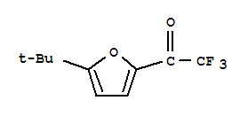 (9CI)-1-[5-(1,1-二甲基乙基)-2-呋喃]-2,2,2-三氟乙酮结构式_34773-53-0结构式