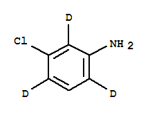 3-氯苯胺-D3氘代结构式_347840-11-3结构式