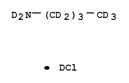 盐酸正丁胺-D12氘代结构式_347841-81-0结构式