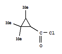 (9ci)-2,2,3-三甲基-环丙烷羰酰氯结构式_34909-61-0结构式