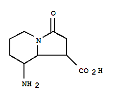 8-氨基-3-氧代八氢-1-吲嗪羧酸结构式_349101-83-3结构式