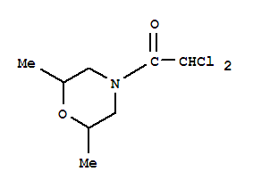 (9Ci)-4-(二氯乙酰基)-2,6-二甲基-吗啉结构式_349106-93-0结构式