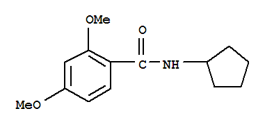 (9Ci)-N-环戊基-2,4-二甲氧基-苯甲酰胺结构式_349107-47-7结构式