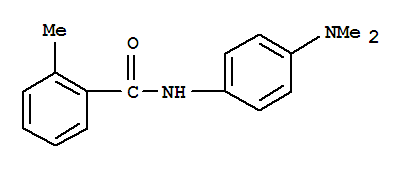 (9Ci)-N-[4-(二甲基氨基)苯基]-2-甲基-苯甲酰胺结构式_349133-51-3结构式