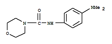 (9Ci)-N-[4-(二甲基氨基)苯基]-4-吗啉羧酰胺结构式_349133-81-9结构式