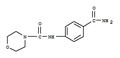 (9Ci)-N-[4-(氨基羰基)苯基]-4-吗啉羧酰胺结构式_349136-00-1结构式