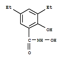 (9Ci)-3,5-二乙基-N,2-二羟基-苯甲酰胺结构式_349392-84-3结构式