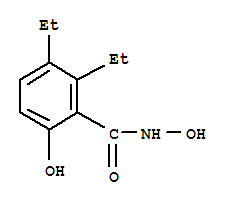(9Ci)-2,3-二乙基-N,6-二羟基-苯甲酰胺结构式_349392-88-7结构式