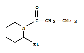 (9CI)-1-(3,3-二甲基-1-氧代丁基)-2-乙基哌啶结构式_349425-94-1结构式