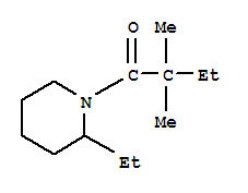 (9CI)-1-(2,2-二甲基-1-氧代丁基)-2-乙基哌啶结构式_349425-95-2结构式