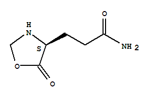 3-[(4S)-5-氧代-1,3-恶唑烷-4-基]丙酰胺结构式_350496-66-1结构式
