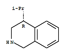 (4R)-(9Ci)-1,2,3,4-四氢-4-(1-甲基乙基)-异喹啉结构式_350508-61-1结构式