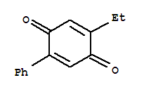 (9Ci)-2-乙基-5-苯基-2,5-环己二烯-1,4-二酮结构式_350686-57-6结构式