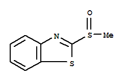 (7ci,8ci,9ci)-2-(甲基亚磺酰基)-苯并噻唑结构式_3507-54-8结构式