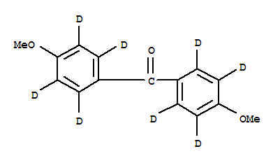 4,4’-二甲氧基二苯甲酮-D8结构式_350818-55-2结构式