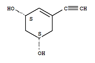 (1S,3S)-5-乙炔基-4-环己烯-1,3-二醇结构式_350985-76-1结构式