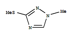 (9ci)-1-甲基-3-(甲基硫代)-1H-1,2,4-噻唑结构式_35102-22-8结构式