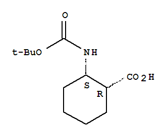 (1R,2s)-boc-2-氨基环己烷羧酸结构式_352356-38-8结构式