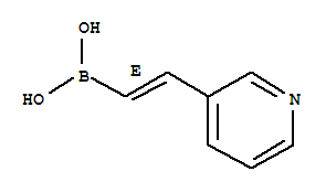 (9Ci)-[(1E)-2-(3-吡啶)乙烯]-硼酸结构式_352525-93-0结构式