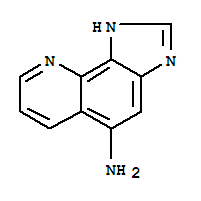 (9ci)-1H-咪唑并[4,5-h]喹啉-5-胺结构式_35313-62-3结构式