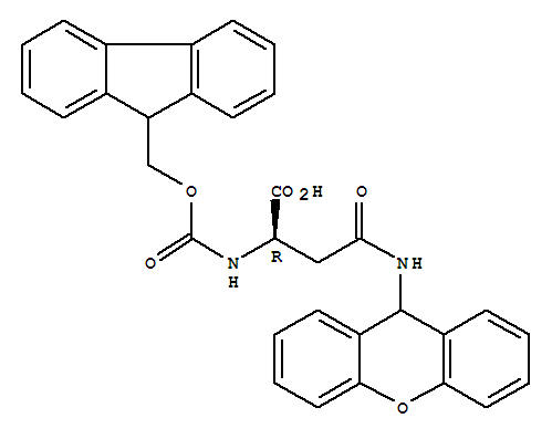 Fmoc-D-Asn(Xan)-Oh结构式_353236-19-8结构式