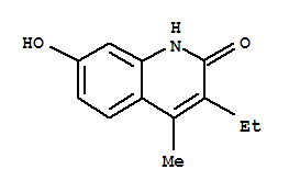 (9Ci)-3-乙基-7-羟基-4-甲基-2(1H)-喹啉酮结构式_354130-78-2结构式
