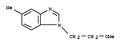(9ci)-1-(2-甲氧基乙基)-5-甲基-1H-苯并咪唑结构式_354148-91-7结构式