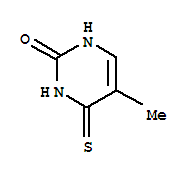(9ci)-3,4-二氢-5-甲基-4-硫氧代-2(1H)-嘧啶酮结构式_35455-79-9结构式