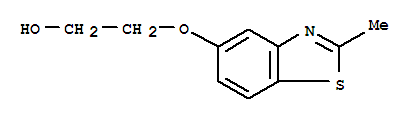 (9ci)-2-[(2-甲基-5-苯并噻唑)氧基]-乙醇结构式_35465-77-1结构式