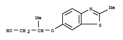 1-Propanol,2-[(2-methyl-6-benzothiazolyl)oxy]-(9ci) Structure