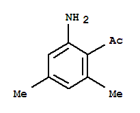 (9ci)-1-(2-氨基-4,6-二甲基苯基)-乙酮结构式_35490-79-0结构式