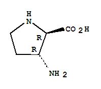 (3r)-rel-(9ci)-3-氨基-D-脯氨酸结构式_35684-64-1结构式