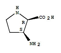 (3s)-rel-(9ci)-3-氨基-D-脯氨酸结构式_35684-65-2结构式