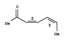 (9ci)-(z,z)-3,5-庚二烯-2-酮结构式_35694-38-3结构式