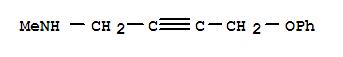 (9Ci)-N-甲基-4-苯氧基-2-丁炔-1-胺结构式_357290-69-8结构式