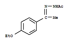 (9Ci)-[1-(4-乙氧基苯基)亚乙基]肼乙酸结构式_357294-71-4结构式