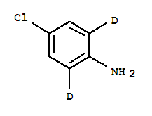 对氯苯胺-D2氘代结构式_35749-94-1结构式
