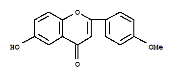 6-羟基-2-(4-甲氧基苯基)-4H-色烯-4-酮结构式_35794-88-8结构式