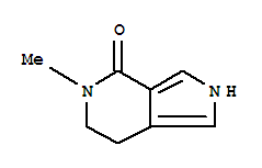 (9Ci)-2,5,6,7-四氢-5-甲基-4H-吡咯并[3,4-C]吡啶-4-酮结构式_358732-62-4结构式