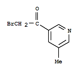(9CI)-2-溴-1-(5-甲基-3-吡啶)-乙酮结构式_358780-25-3结构式