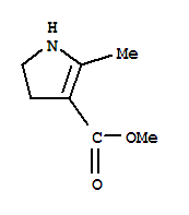 (9ci)-4,5-二氢-2-甲基-1H-吡咯-3-羧酸甲酯结构式_35895-01-3结构式