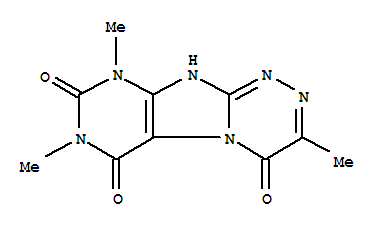 3,7,9-三甲基-[1,2,4]噻嗪并[3,4-F]嘌呤-4,6,8(1H,7H,9H)-三酮结构式_358968-44-2结构式
